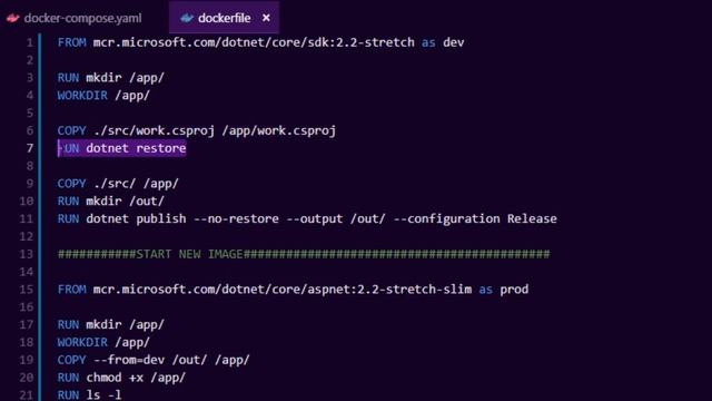 Docker development guide #3 (Multistage) смотреть онлайн