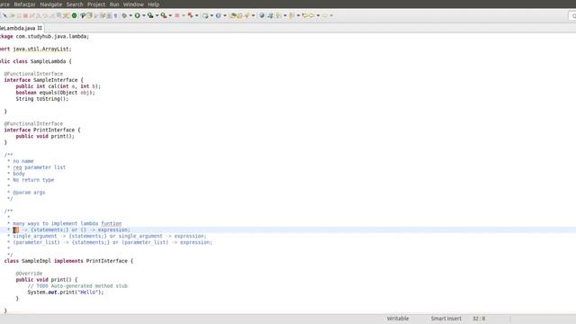 Java -8 Lambda part-1 смотреть онлайн