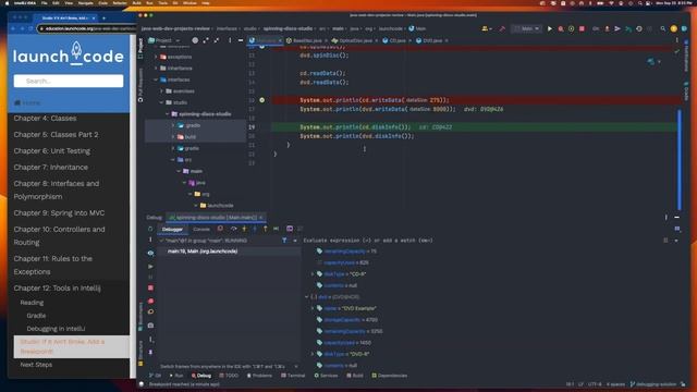 Unit 2 Class 9 Studio Review — Chapters 11-12 (Exceptions & IntelliJ Tools) смотреть онлайн