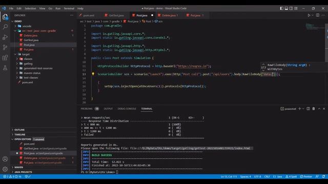 Gatling DSL CRUD Operation | Log Configuration | Gatling Method | Reports | Performance Testing смотреть онлайн