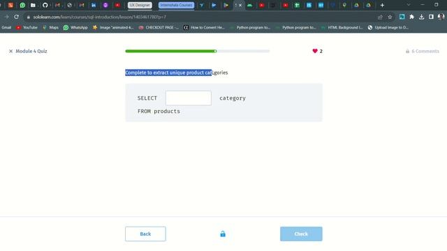 39 Module 4 Quiz + Certificate | Introduction to SQL | Sololearn смотреть онлайн