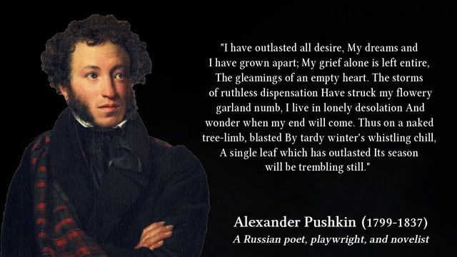 Alexander Pushkin - Quotes That You Should Know Before To Get Old смотреть онлайн