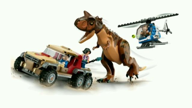 New Lego 'Toro' Carnotaurus!!! ( Lego Jurassic World Camp Cretaceous ) Carnotaurus Dinosaur Chase