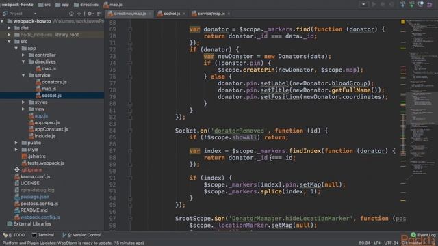 Building Applications with Mean Stack : Setting Up Socket.IO | packtpub.com смотреть онлайн