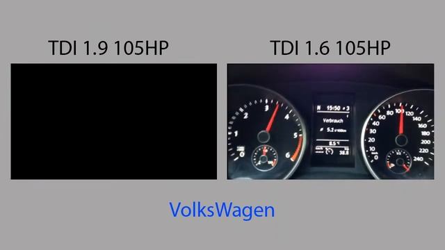 Volkswagen 2.0 TDI 140 HP vs 1.6 TDI 105HP смотреть онлайн