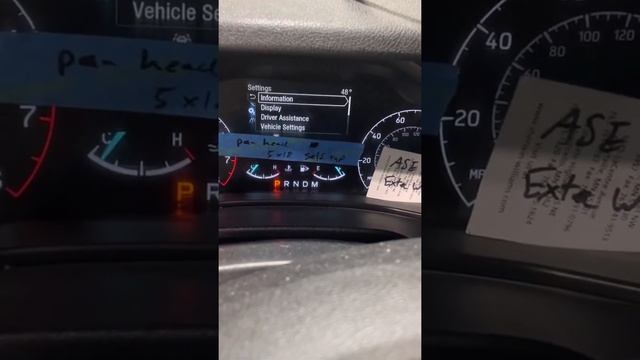 Ford Connect 2020 Сброс межсервистного интервала/ Reset Oil Change  #oilchange #reset #ford #2020