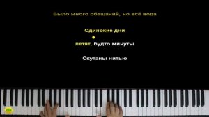 ANIKV feat. SALUKI - Меня не будет | Piano_Tutorial | Разбор | КАРАОКЕ | НОТЫ + MIDI