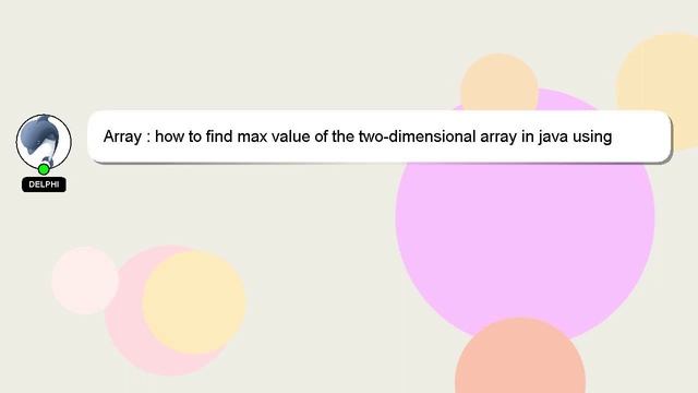 Array : how to find max value of the two-dimensional array in java using multithreading смотреть онлайн