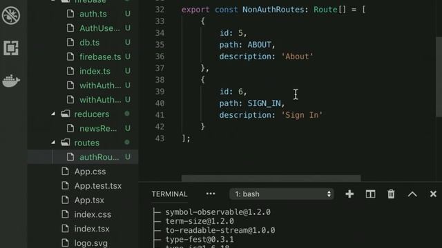 Основы React с использованием typescript. Новостное приложение. смотреть онлайн