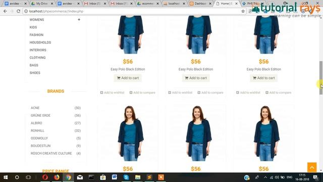 PHP/MySql e-commerce website development part-16 | Tutorial Rays - By Umar Rahman смотреть онлайн