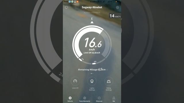 Ninebot One A1 with 2 Batt (low battery 25%). Patched firm. - Max speed (into App + GPS) смотреть онлайн