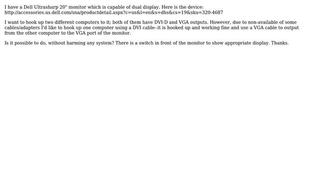 Dell Ultrasharp monitor: Connect Both VGA and DVID (2 Solutions!!) смотреть онлайн