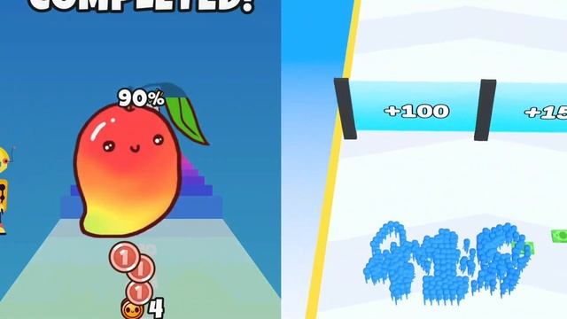Food Run, Crowd Number Run... - Mobile Games Walkthrough (Update Levels Gameplay Android) смотреть онлайн
