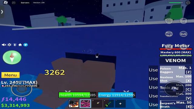 Venom Mobile Bounty Hunting [mobile] - Blox Fruits Update 18 [Roblox] смотреть онлайн