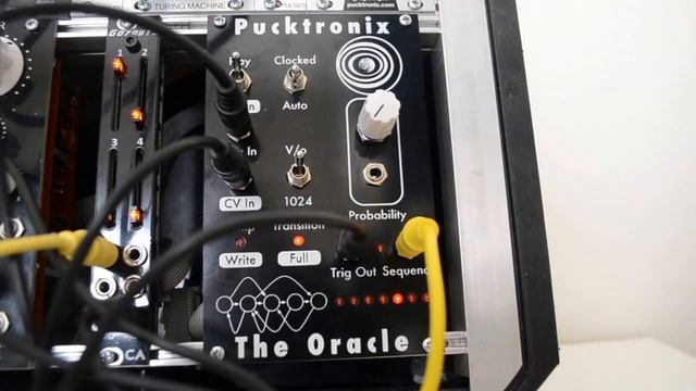 Pucktronix - The Oracle Eurorack Module - Auto Rhythm Mode Demo смотреть онлайн