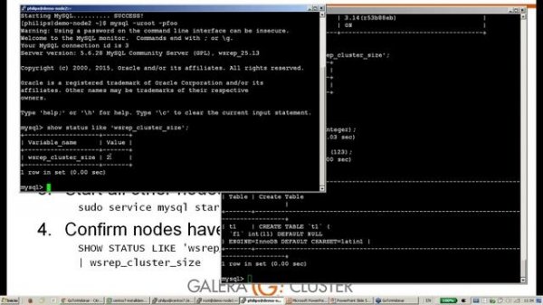 Galera Cluster Installation and Quick Start  Webinar video