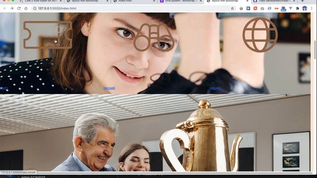 Layout met Bootstrap 5 stap 1: kolommen maken смотреть онлайн