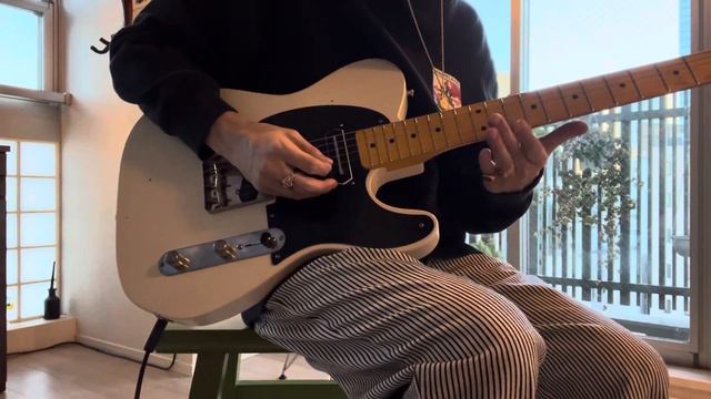 NASH T52CC on BOSS OD-3 overdrive demo on Fender Pro Junior смотреть онлайн