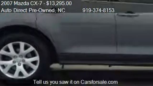 2007 Mazda CX-7 Touring AWD - for sale in Wendell, NC 27591 смотреть онлайн