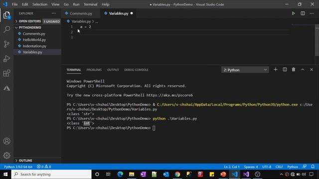 6. Variables in Python смотреть онлайн