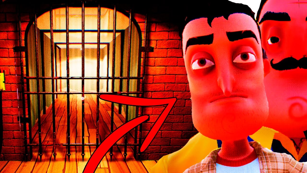 СЕКРЕТНЫЙ ОГРОМНЫЙ ЛАБИРИНТ - ЛИЦО ГЛАВНОГО ГЕРОЯ - ТАЙНАЯ КОНЦОВКА - Секреты Hello Neighboor смотреть онлайн