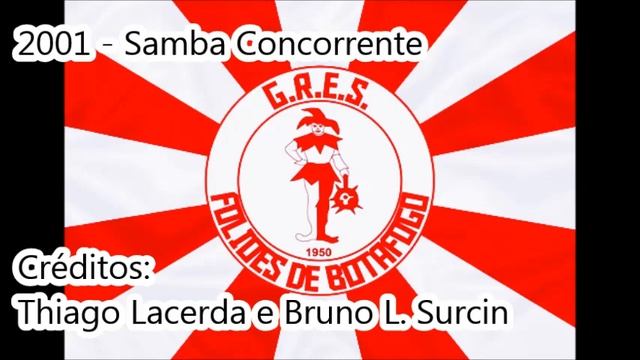 2001 Foliões de Botafogo - Samba Concorrente смотреть онлайн