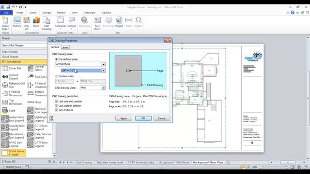 D-Tools SIX - Creating a Plan Drawing in Visio смотреть онлайн
