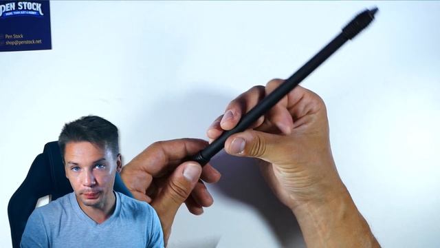 Basic pen trick - Thumb Around Reverse - pen spinning tutorial смотреть онлайн