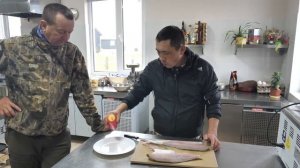 Балык из судака, рыболовно-охотничья база "Икра"