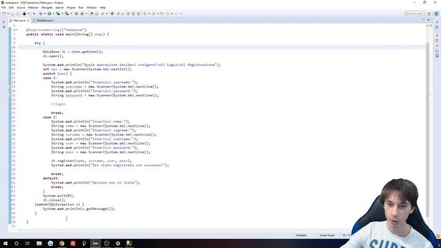 COME CREARE UN PROGRAMMA JAVA CON SQL - PROGRAMMAZIONE #22 | Vita Da Founder смотреть онлайн