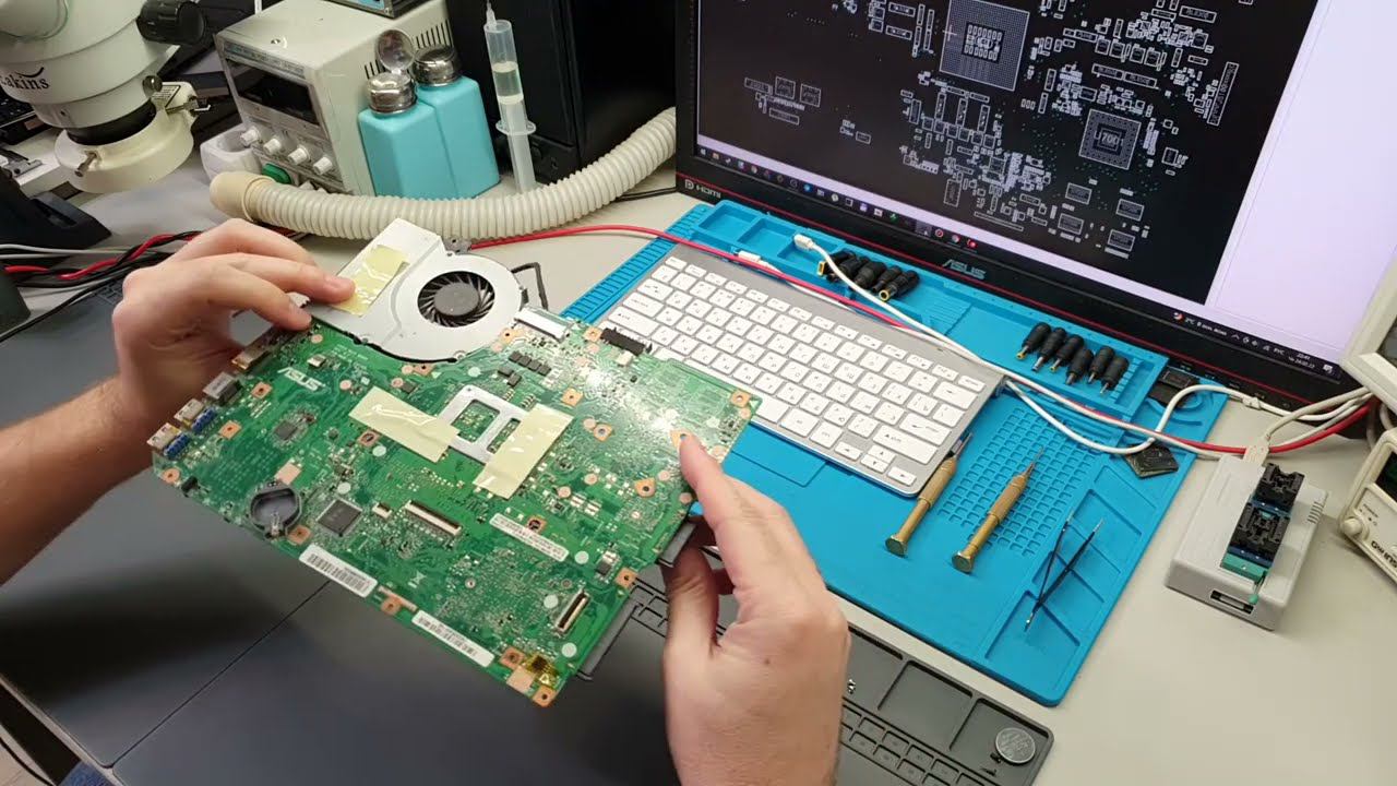 Проба пера на Asus K55 смотреть онлайн