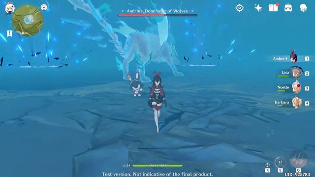 Genshin Impact CBT2: Level 39 Wolf of the North first attempt смотреть онлайн