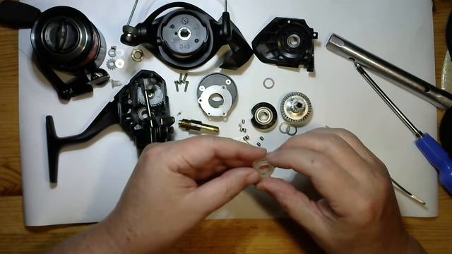 Катушка Okuma Carbonite XP Feeder CBV-55F - обзор с разбором+апгрейд (катушка для левши). смотреть онлайн