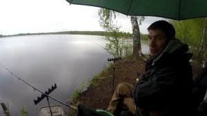 Рыбалка на торфяном карьере. пос. Губино. 14 мая 2020