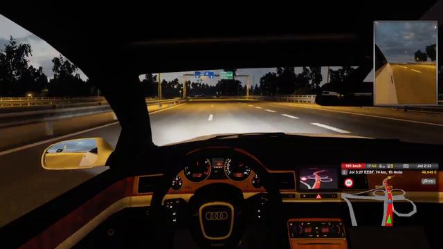 EURO TRUCK SIMULATOR 2 - AUDI A8 D3 MOD 1.47 смотреть онлайн