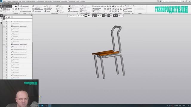 Компас 3D - каркас, контур, всё просто, но есть нюансы... смотреть онлайн