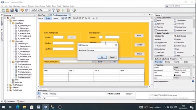 Sistema de ventas en Java y SQL Server (video 14) смотреть онлайн