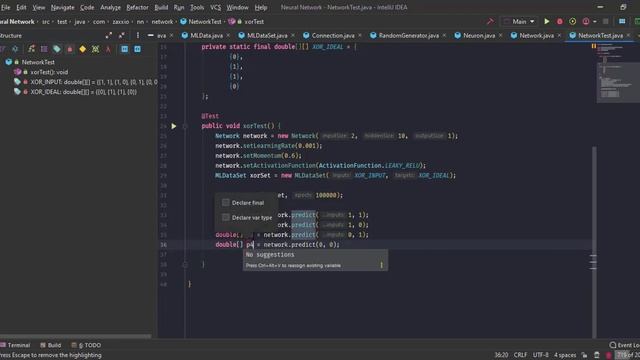 Neural Network : Xor Test Implementation Part-5 [Java] смотреть онлайн