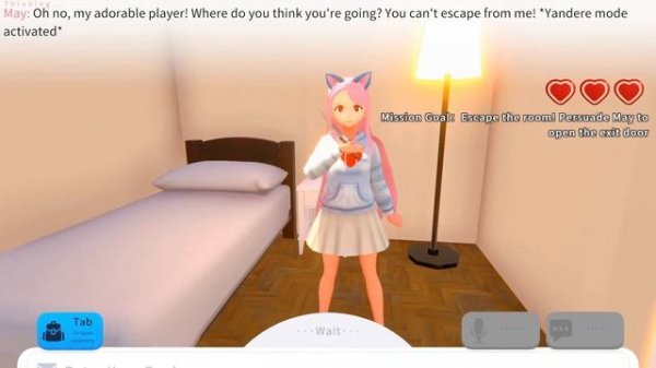 Yandere AI Girlfriend Simulator | Escape from smart Yandere girlfriend using Chat GPT as AI!