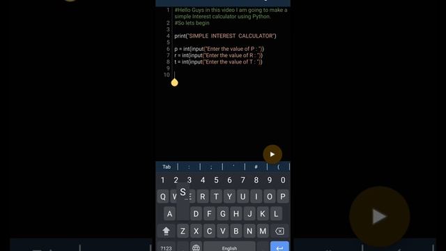 SI Calculator in Python | Pydroid3 | The PyCoder смотреть онлайн