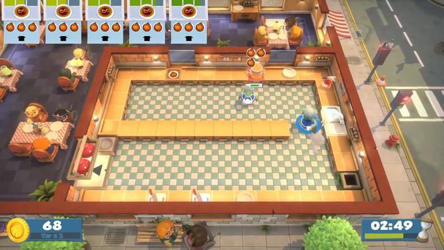 Overcooked ! All You Can Eat gameplay (Cooking Food in a bad and slow way) смотреть онлайн