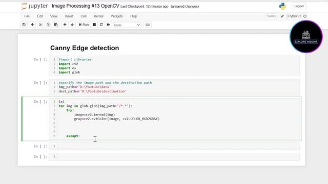 OpenCV Python Tutorial for Beginners - Canny Edge Detection смотреть онлайн