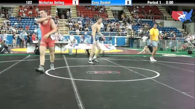 Fargo 2012 182 Round 1: Nicholas Veling (Wisconsin) vs. Cory Daniel (Maryland) смотреть онлайн