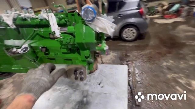 Заклинил мотор и пошел антифриз в поддон John Deere 1910G лесозаготовительной технике смотреть онлайн