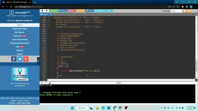 Conditionals in Java || Java in Odia language || #CodeinOdia смотреть онлайн