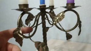 Металлический подсвечник своими руками .
