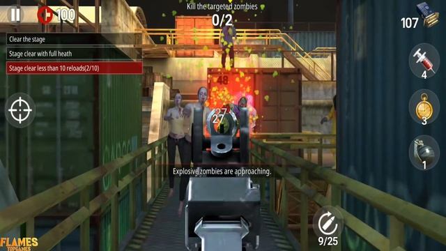 Dead Fire Zombie Shooting FPS - Protected by Sniper | Part 5 смотреть онлайн