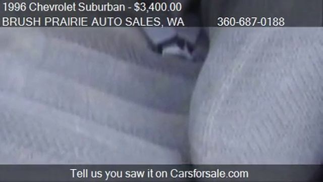 1996 Chevrolet Suburban K1500 4dr 4WD SUV For Sale In BATTLE