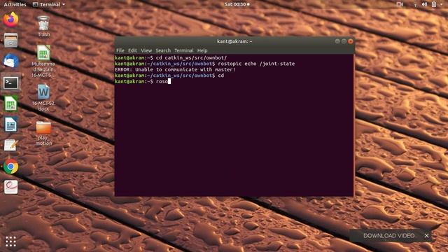 ERROR: Unable to communicate with master! смотреть онлайн