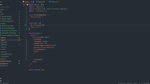 Карусель на React JS - Компонент Flickity | Carousel on React JS - Flickity component смотреть онлайн